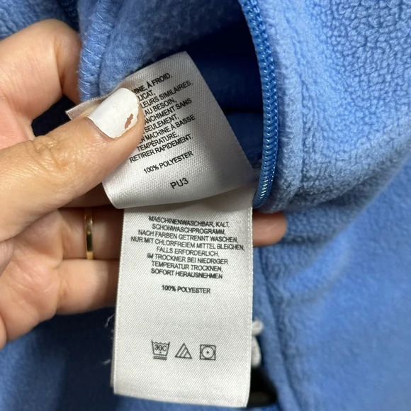 Columbia Women Blue Full Zip Up Jacket Hoodie Fleece Size Large. - Picture 7 of 10